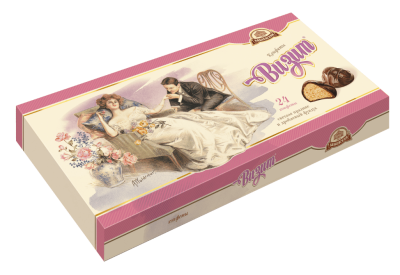 Набор конфет Визит Бабаевские 400г св пралине и дроб. фундук