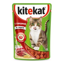 Китикет д/кош. Говядина.в соусе 85г