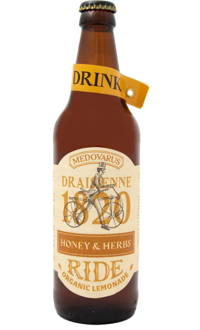 Напиток Лимонад RIDE Мед и травы 0,5л ст/б
