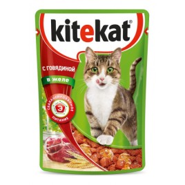 Китикет д/кош. Говядина в желе  85г