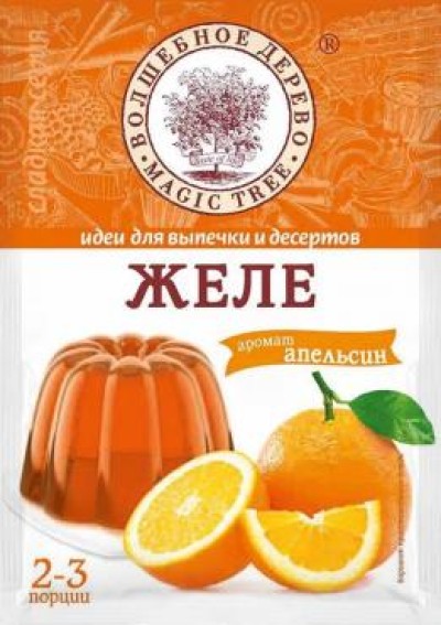 Желе аромат "Апельсин" 50гр Волшбное дерево