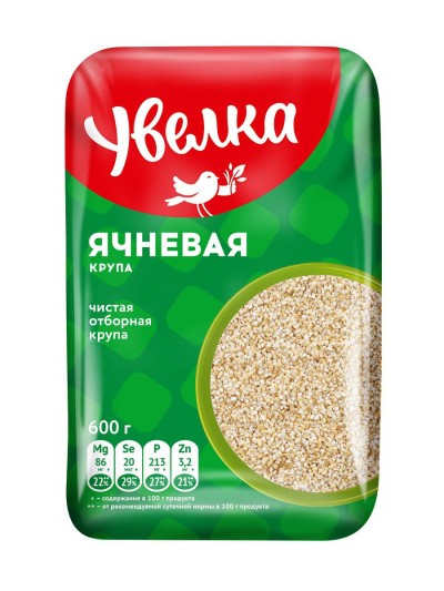 Увелка Крупа Ячневая 600гр.