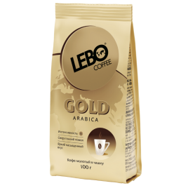 Кофе Лебо голд молотый 100г.