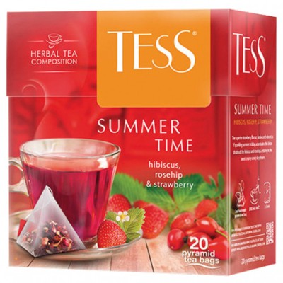 Чай Тэсс фруктовый пирамидка Summer Time 20пак