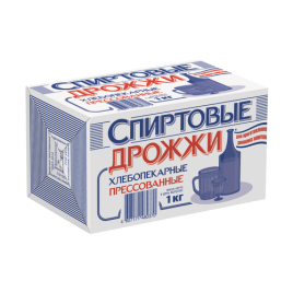 Дрожжи хлебопекарные прессованные спиртовые 1кг