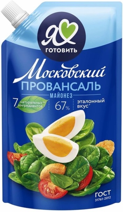 Майонез МЖК Провансаль 600г. дой-пак