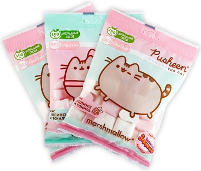 Воздушный зефир PUSHEEN для десертов 125 г