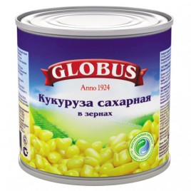 АКЦИЯ!!!Кукуруза сладкая Глобус ж/б 340 г