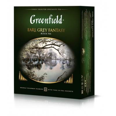 Чай Гринфилд черный Earl Grey Fan.100п*2г