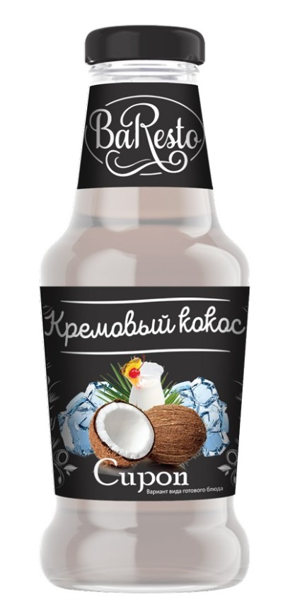 Сироп Кремовый кокос 250мл.BaResto