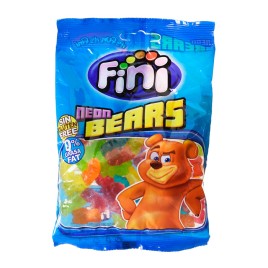 Жевательный мармелад мишки неоновые Fini 100г.