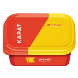 АКЦИЯ!!! БЗМЖ Сыр пл "Дружба"45%  п/кор 400гр Карат