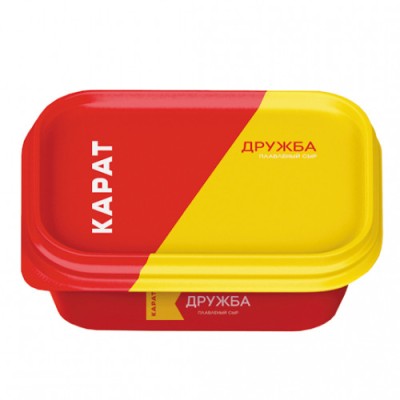 БЗМЖ Сыр плавленый  "Дружба" 45%  п/кор 200гр Карат