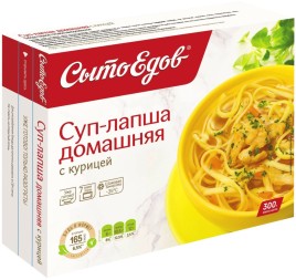 СытоЕдов Суп-лапша домашняя с курицей зам.300г