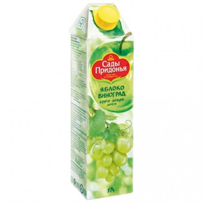 Сок Сады придонья яблоко/виноград 1л