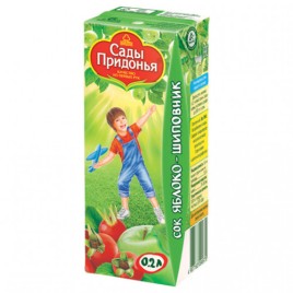 Сок Сады придонья яблоко-шиповник 0,2л