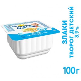 БЗМЖ Творог злаки Агуша 3,9% 100г