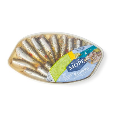 Килька тушка 200г овал Вкусное море