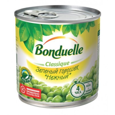 Горошек зеленый Бондюэль 200гр ж/б