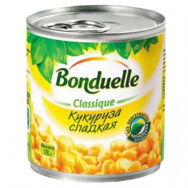 Кукуруза консервир. Бондюэль 170гр ж/б