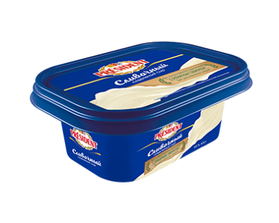 БЗМЖ Сыр "Президент" плавл. слив.ванночка 45% 400г