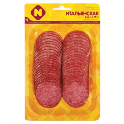 АКЦИЯ!!! Салями Итальянская с/к нарезка Останкино 150г