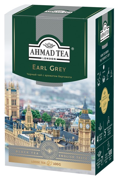 Чай Ахмад черный Earl Grey 100г.