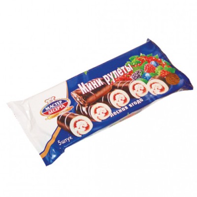 Мини рулеты ягодный сбор МД 5 шт 175г