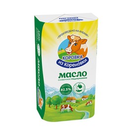 АКЦИЯ!!! БЗМЖ Масло сливочное Традиционное 82,5% 400г пленка КизК