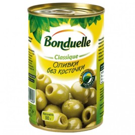 Оливки "Бондюэль" б/кост.300гр.