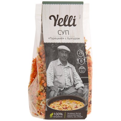 Yelli Суп Турецк.с булгуром  250гр.