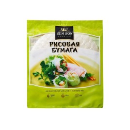 Сэн Сой Премиум Рисовая бумага Крупная пакет 100г