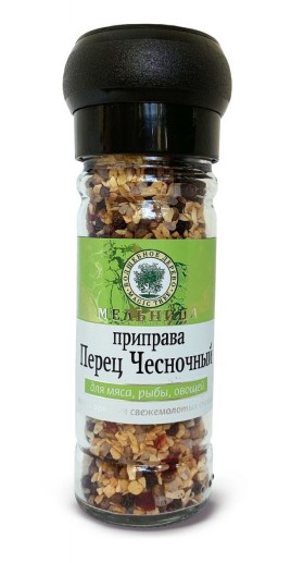 Приправа Перец чесночный мельница 70гр Волшебное Дерево