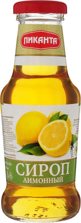 Сироп лимонный Пиканта 300 г