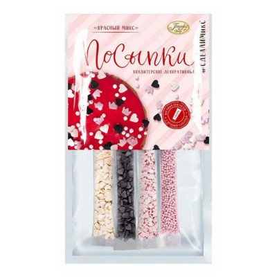 Посыпка красный микс 20гр Парфэ Декор