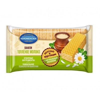 Вафли топлёное молоко /Коломенское/ 220гр