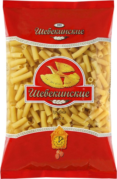 Шебекинские Макаронные изделия Трубки №353 450г