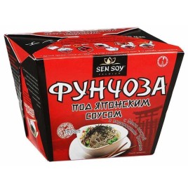 Фунчоза под Японским соусом с мисо пастой и водрос.ваками 125г.