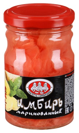 Имбирь розовый маринованный 250мл Скатерть-самобранка ст/б