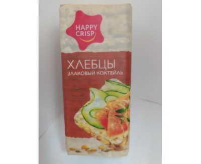 Хлебцы Злаковый коктейль с тмином 60 Happy Crisp