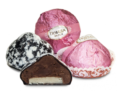 Конфеты Победа вкуса Трюфели тирамису с марципаном 1кг