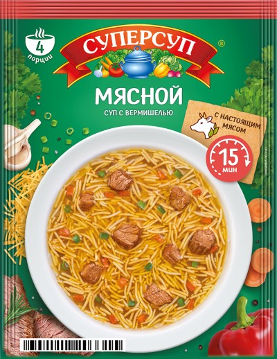 Русский продукт Суперсуп Мясной 70гр