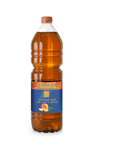 Напиток б/а б/г Черный чай с персиком 1л пэт Дарида