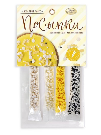 Посыпки Желтый Микс 20г Парфэ Декор