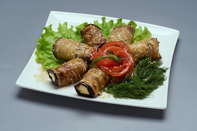 Рулетики из баклажан с сырной начинкой 1кг