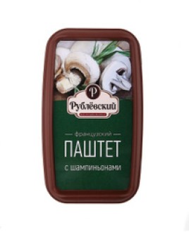Паштет Французский с шампиньонами 175г ТД Рублевский