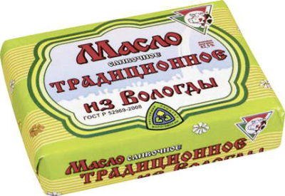 БЗМЖ Масло слив. Вологодское ИЗ ВОЛОГДЫ 82,5% 180г Верещагино