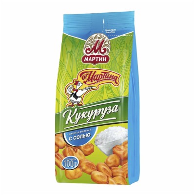 Кукуруза От Мартина с солью 100гр