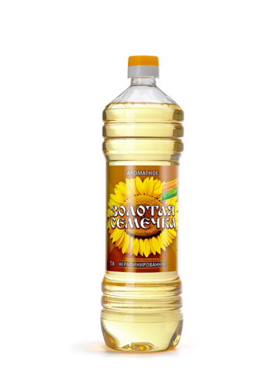 Масло подсолнечное Золотая семечка нераф. 1л