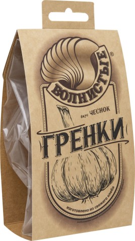 Гренки Волнистые с чесноком 75гр